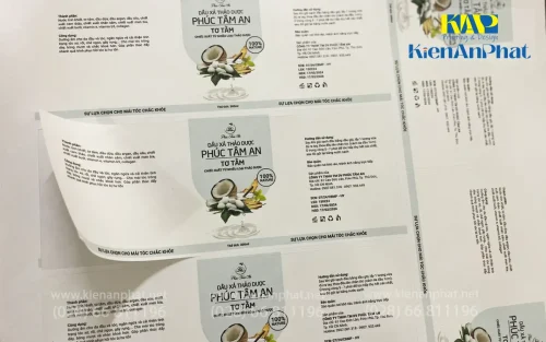 In nhãn, tem decal giấy làm nhãn sản phẩm
