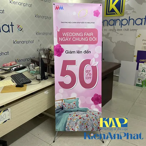Chân standee X cường lực KAP-CL08