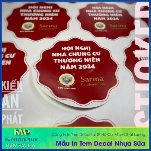 In Tem Decal Nhựa sữa (nhựa đục)