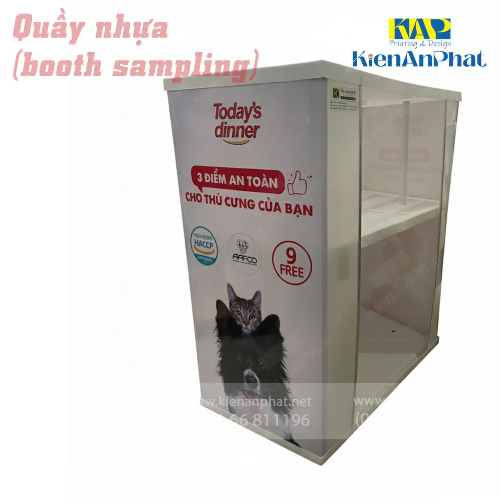 Quầy bán hàng di động bằng nhựa