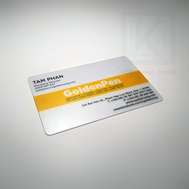 in thẻ nhựa làm card visit