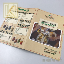 in menu giấy