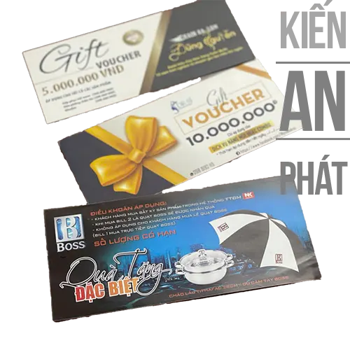 Giá in gift card - Gift voucher