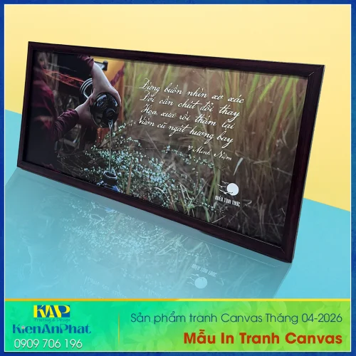 Mẫu tranh Canvas phật giáo mới nhất cập nhật tại In tranh Canvas Kiến An Phát