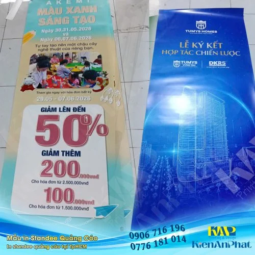Mẫu in Standee Quảng Cáo tại TP.HCM Tháng 5/2026