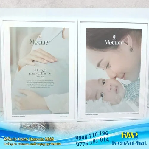 Sản phẩm tranh canvas tháng 5-2026 tại In Canvas Kiến An Phát