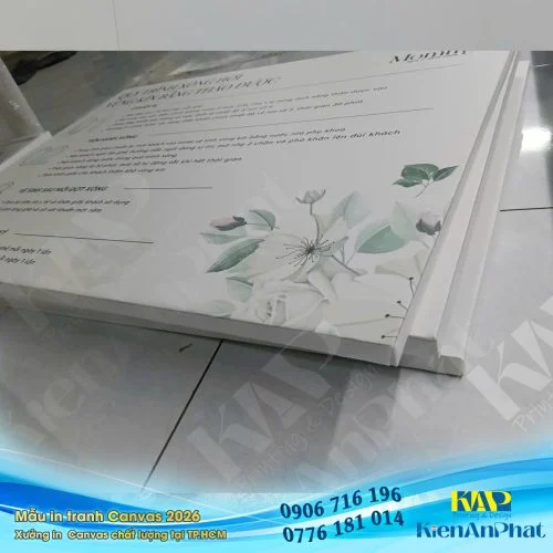 Sản phẩm tranh canvas tháng 5-2026