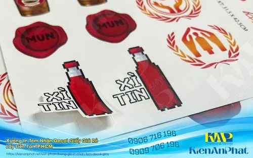 Sản phẩm in Tem Delcal giấy cập nhật mới nhất Tháng 6/2026 tại In Tem Decal Kiến An Phát