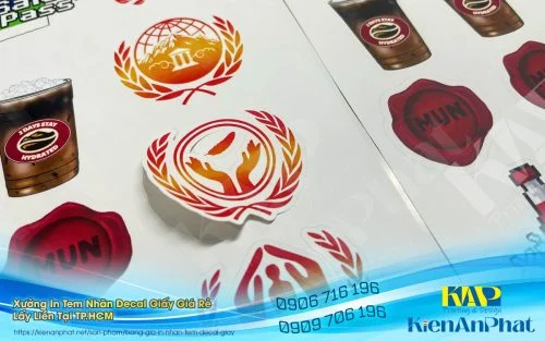 Tem Delcal giấy cập nhật mới nhất Tháng 6/2026 tại In Tem Decal Kiến An Phát
